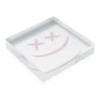 Sucre Soirのx)mile ピンク Acrylic Block :placed flat