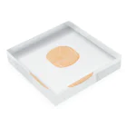 いくら丼のおでん大根 Acrylic Block :placed flat