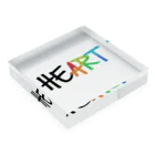 はるうららのHE"ART" Acrylic Block :placed flat