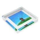 憧憬と調律の「おそらもぼくも」グッズ Acrylic Block :placed flat