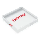 グラフィンのFREXTIME フレックスタイム Acrylic Block :placed flat