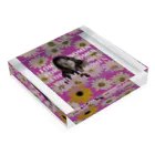 Yuta YoshiのAll for women 2 Acrylic Block :placed flat