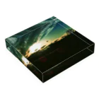 SHOPマニャガハの変わる空、変わる雲 Acrylic Block :placed flat