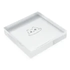 tekisuto shopのカメレオンメンダコ君 Acrylic Block :placed flat