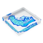 TOMMY★☆ZAWA　ILLUSTRATIONのFrozen Shoulder Acrylic Block :placed flat