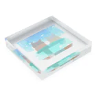 Teaやきのただそこにあるはずだった、五月 Acrylic Block :placed flat