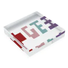 東京Tシャツ　〈名入れ・イニシャルグッズ〉のユウキさん名入れグッズ（カタカナ）難読？ 苗字  Acrylic Block :placed flat