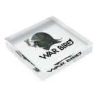 谷型えらあのWAR BIRDグッズ アクリルブロックの平置き