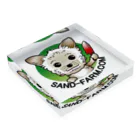 Sand Farm Fukaya / サンドファーム深谷のサンドファーム深谷 公式キャラクター ｢サンドちゃん｣ アクリルブロックの平置き