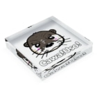 TOMMY★☆ZAWA　ILLUSTRATIONのCawa! Uso!  かわ！うそ！くん。 Acrylic Block :placed flat