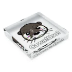 TOMMY★☆ZAWA　ILLUSTRATIONのCawa! Uso!  かわ！うそ！くん。 Acrylic Block :placed flat