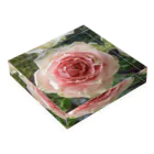 MicaPix/SUZURI店のLa Vie en Rose Acrylic Block :placed flat