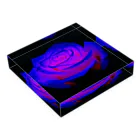 暇つぶしの色彩のPassion  Blue Acrylic Block :placed flat