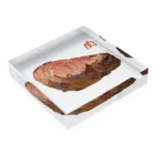 脂身通信Ｚの肉 Acrylic Block :placed flat