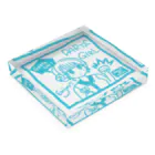 SWEET＆SPICY 【 すいすぱ 】ダーツのGAME ON!　【SWEET LIGHTBLUE】 Acrylic Block :placed flat