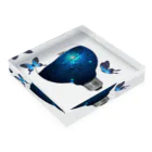 なるときんときんSHOPのtropical fish Acrylic Block :placed flat