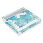 miyanueの空 Acrylic Block :placed flat