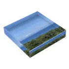 Tomo's collection☆の海のある風景 Acrylic Block :placed flat