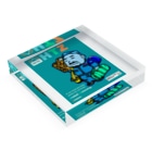 TOMMY★☆ZAWA　ILLUSTRATIONのあなたの、にもつを。 Acrylic Block :placed flat