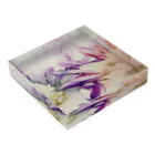 kohaku_no.5のflowers Acrylic Block :placed flat