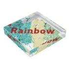 RainbowのRainbow C Acrylic Block :placed flat
