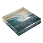 DestinyDivingのWave008 Acrylic Block :placed flat