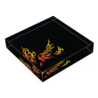 Ａ’ｚｗｏｒｋＳのトライバル(無題) Acrylic Block :placed flat