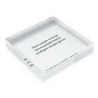 ラテン系和訳 Traducción de músicaのWeak people revenge. Strong people forgive. Intelligent people ignore. Acrylic Block :placed flat