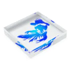 むぎの金魚 Acrylic Block :placed flat