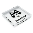 Tuxedo CatのTuxedo Cat Acrylic Block :placed flat