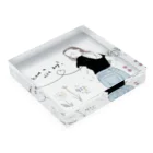 rocomocoのhave a nice day Acrylic Block :placed flat