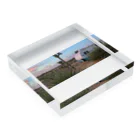 Californianの　California スモールキャビン Acrylic Block :placed flat