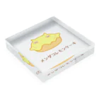 ハナのお店のメンダコレモンケーキ Acrylic Block :placed flat