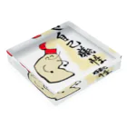 むすの自己犠牲マヨネーズくん Acrylic Block :placed flat