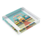 DURAN.NのKRUSTYLAND Acrylic Block :placed flat