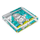 TOMMY★☆ZAWA　ILLUSTRATIONの裸の王様SUMMER　現定 Acrylic Block :placed flat