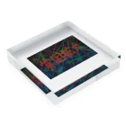 AkironBoy's_Shopの異世界　貧困が拡大して、生活が苦しくなっていった。 Acrylic Block :placed flat