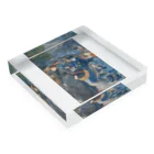 世界の絵画アートグッズのピエール＝オーギュスト・ルノワール 《雨傘》 アクリルブロックの平置き