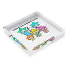 Spicakidsのスピカファミリーグッズ Acrylic Block :placed flat