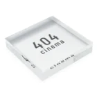 404cinemaの404cinema Acrylic Block :placed flat