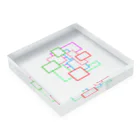 mitamaluのぺたぺた Acrylic Block :placed flat