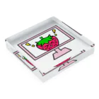 いちごのチーゴくん＆ゴーストベジタブルズのいちごのチーゴくん　テレビ Acrylic Block :placed flat