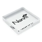 Nanny ParasolのNanny(normal) Acrylic Block :placed flat