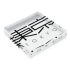 世界で遊ぼうZOO！の東京　TOKYO Acrylic Block :placed flat