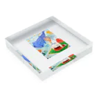 にちしょっぷの『Trip to aquatic paradise』 Acrylic Block :placed flat