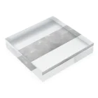 Ag InorganicのInorganic_ mortar Acrylic Block :placed flat