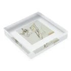 mydaringistabbycat  ダーリンはとらねこ　のねてるみのり Acrylic Block :placed flat