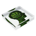 ganja manの420 Acrylic Block :placed flat