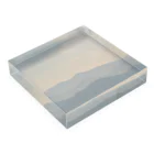 Shintaro Tsushima | 青森の絶景カメラマンの遠くの山々 Acrylic Block :placed flat