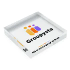 Groupysta公式のGroupysta公式グッズ アクリルブロックの平置き